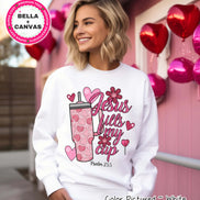 Jesus Fills My Cup Faux Glitter Valentine Tee or Sweatshirt