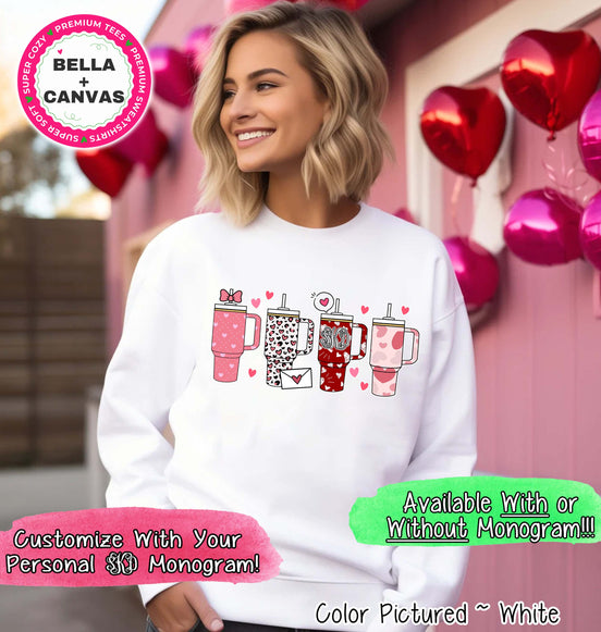 Monogram Obsessive Cup Disorder Valentine Tee or Sweatshirt