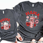 Monogram Mama and Me Drinks Valentine Tee or Sweatshirt