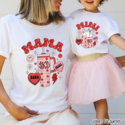 Monogram Mama and Me Drinks Valentine Tee or Sweatshirt