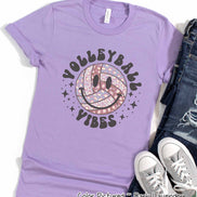Volleyball Smile Retro Vibes Tee