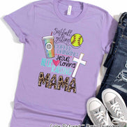 Softball Yelling Jesus Loving Mom Tee