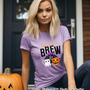 Teacher's Brew Coffee Lovers Teacher Halloween Tee