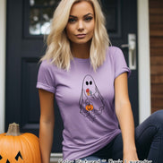 Ghost Outline Halloween Tee