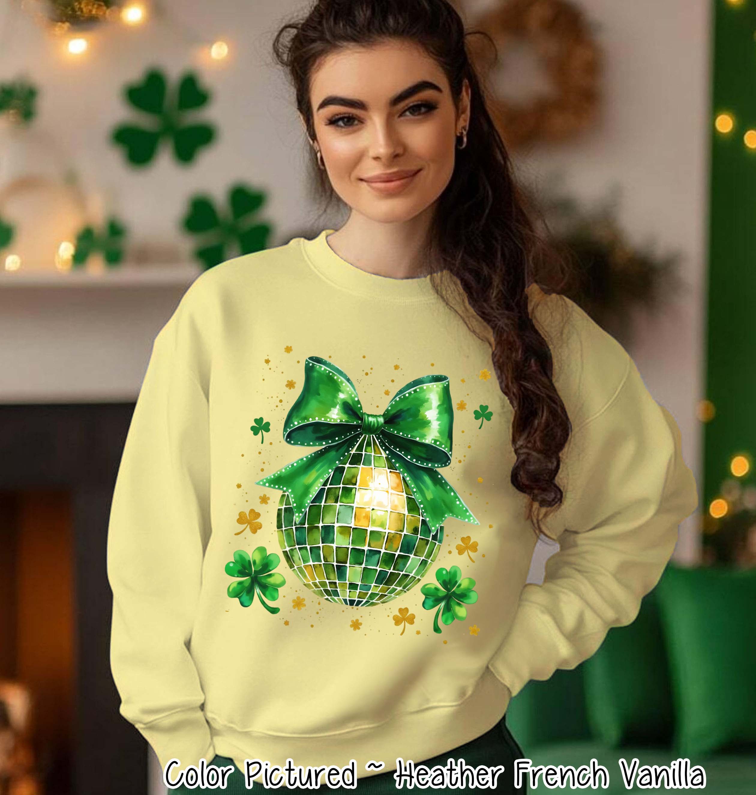 Coquette Disco Party St Patricks Day Tee or Sweatshirt