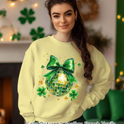 Coquette Disco Party St Patricks Day Tee or Sweatshirt