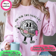 Monogram Disco Ball New Year Same Bougee Babe Tee or Sweatshirt