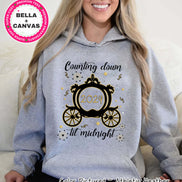 Disney Carriage Counting Down Till Midnight New Year Tee or Sweatshirt