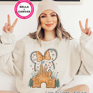 Disney Gingerbread Castle Christmas Tee or Sweatshirt