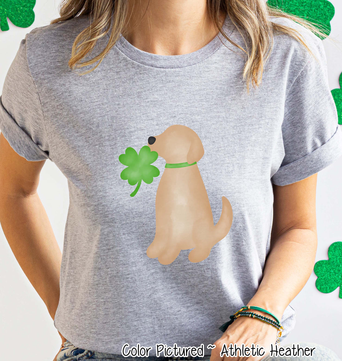 Yellow Lab St Patricks Day Tee