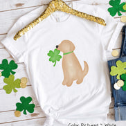 Yellow Lab St Patricks Day Tee
