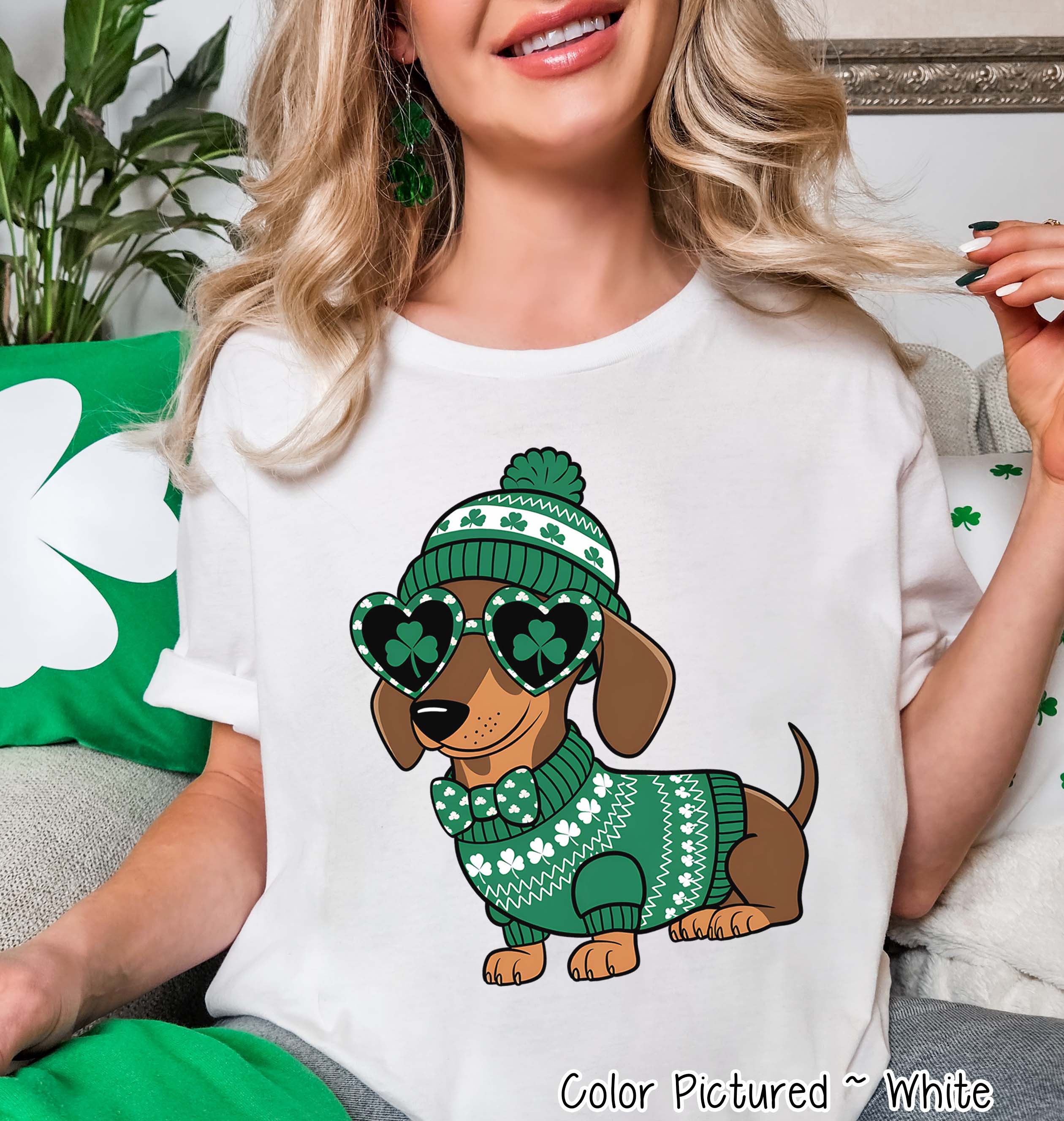 Dachshund St Patricks Day Tee or Sweatshirt