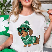 Dachshund St Patricks Day Tee or Sweatshirt