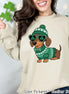 Dachshund St Patricks Day Tee or Sweatshirt