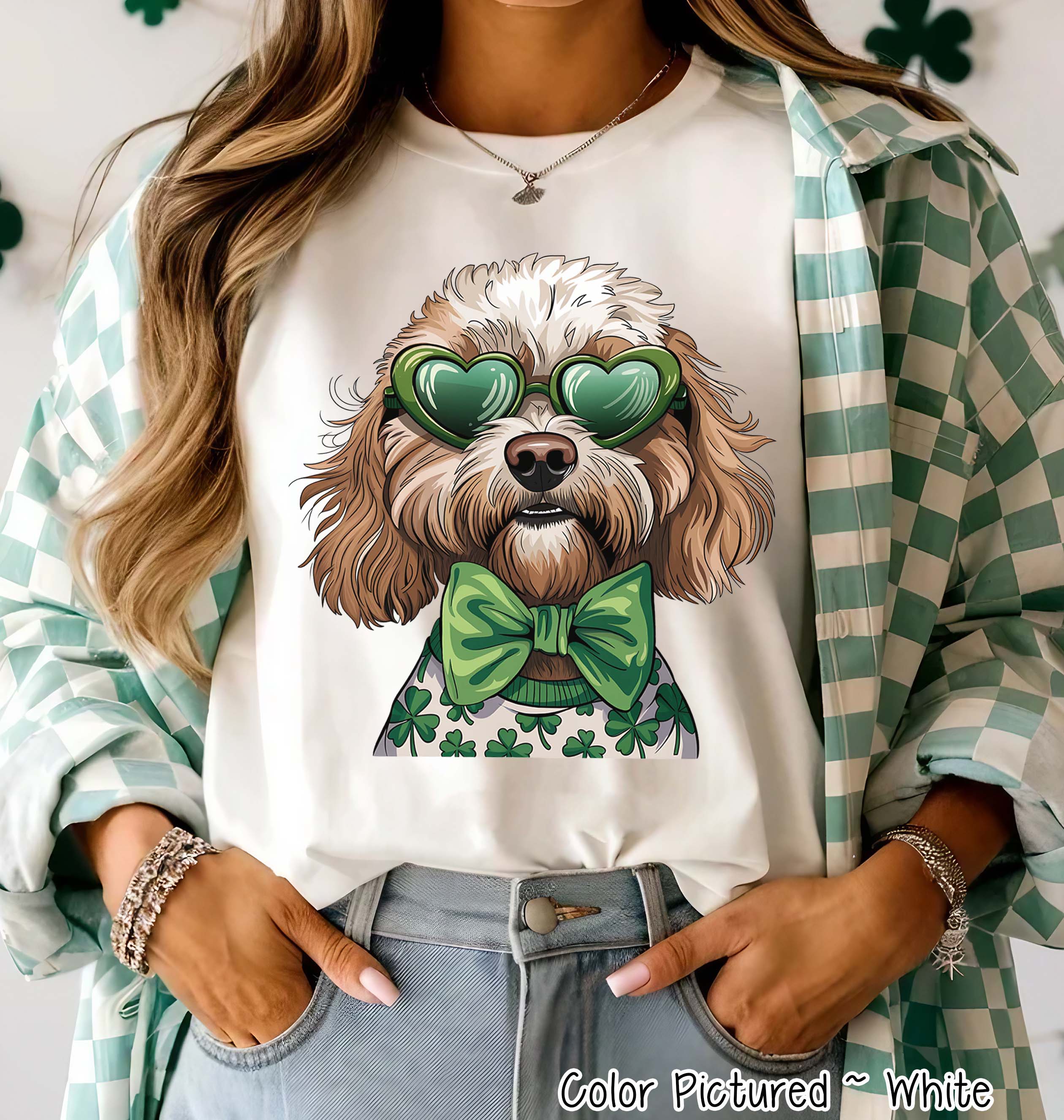 Golden Doodle St Patricks Day Tee or Sweatshirt