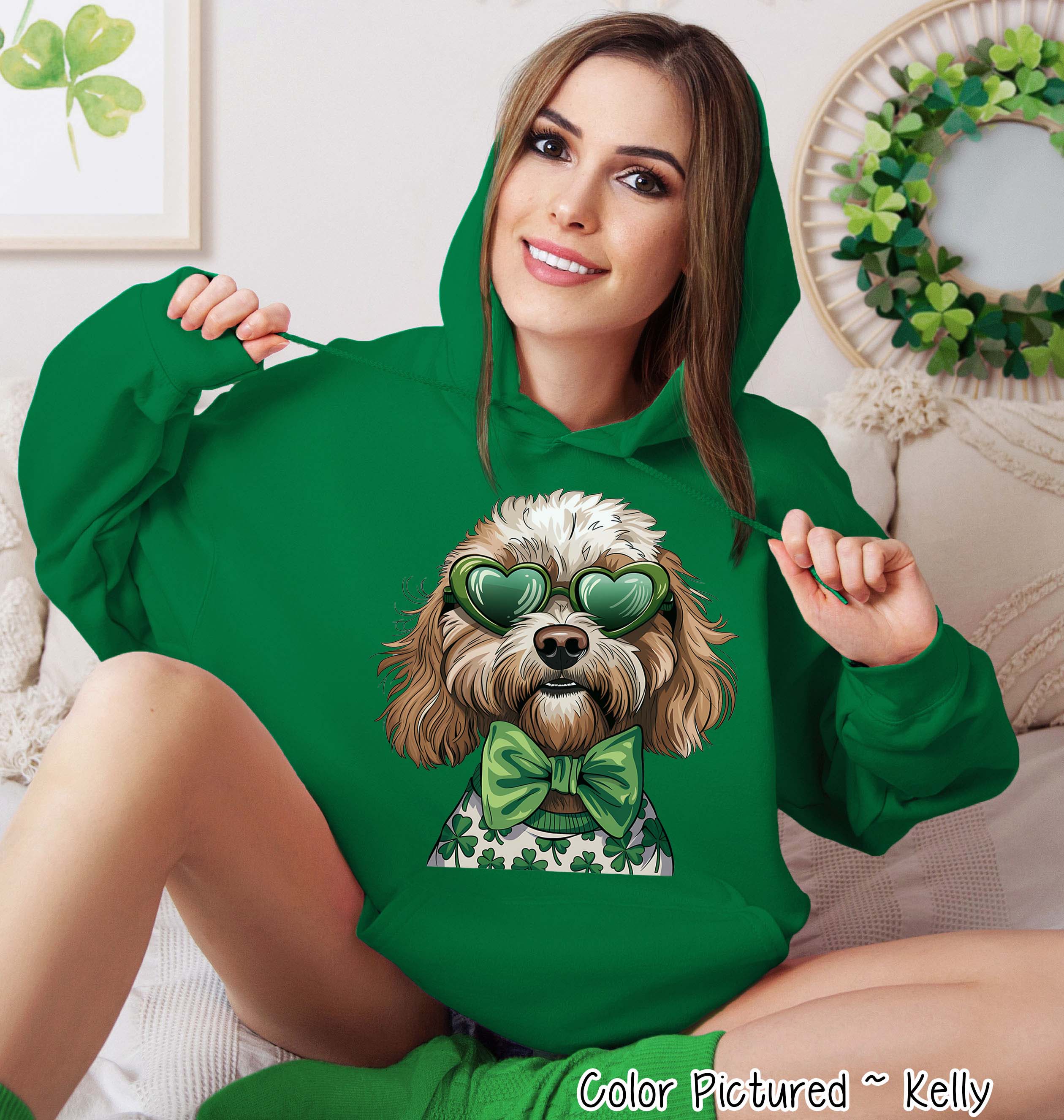 Golden Doodle St Patricks Day Tee or Sweatshirt