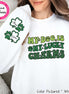 Personalized My Dog Is My Lucky Charm St Patricks Day Tee or Sweatshirt