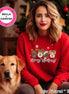 Merry Woofmas Cute Christmas Dog Tee or Sweatshirt