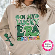 In My Lucky Era with Sleeve Print St Patricks Day Tee or Sweatshirt