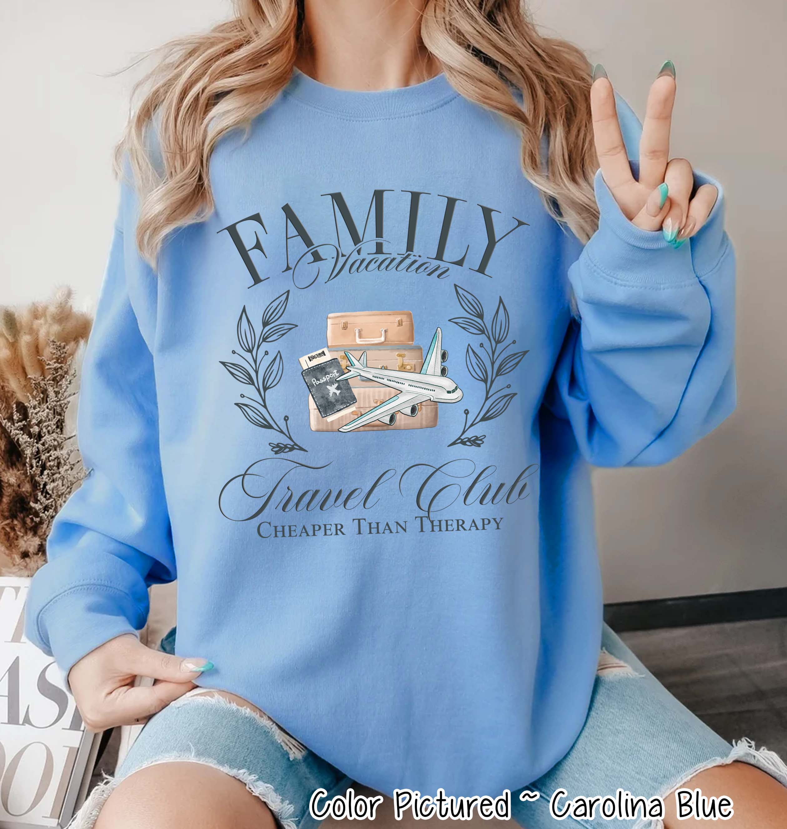 Family Vacation Social Club Tee or Sweatshirt