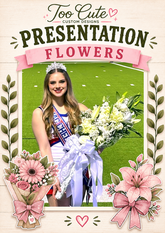 Presentation Flowers ~ Coming this week!