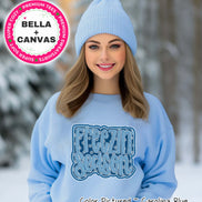 Freezin Season Faux Embroider Tee or Sweatshirt