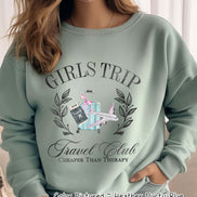 Girls Trip Social Club Tee or Sweatshirt (Black)
