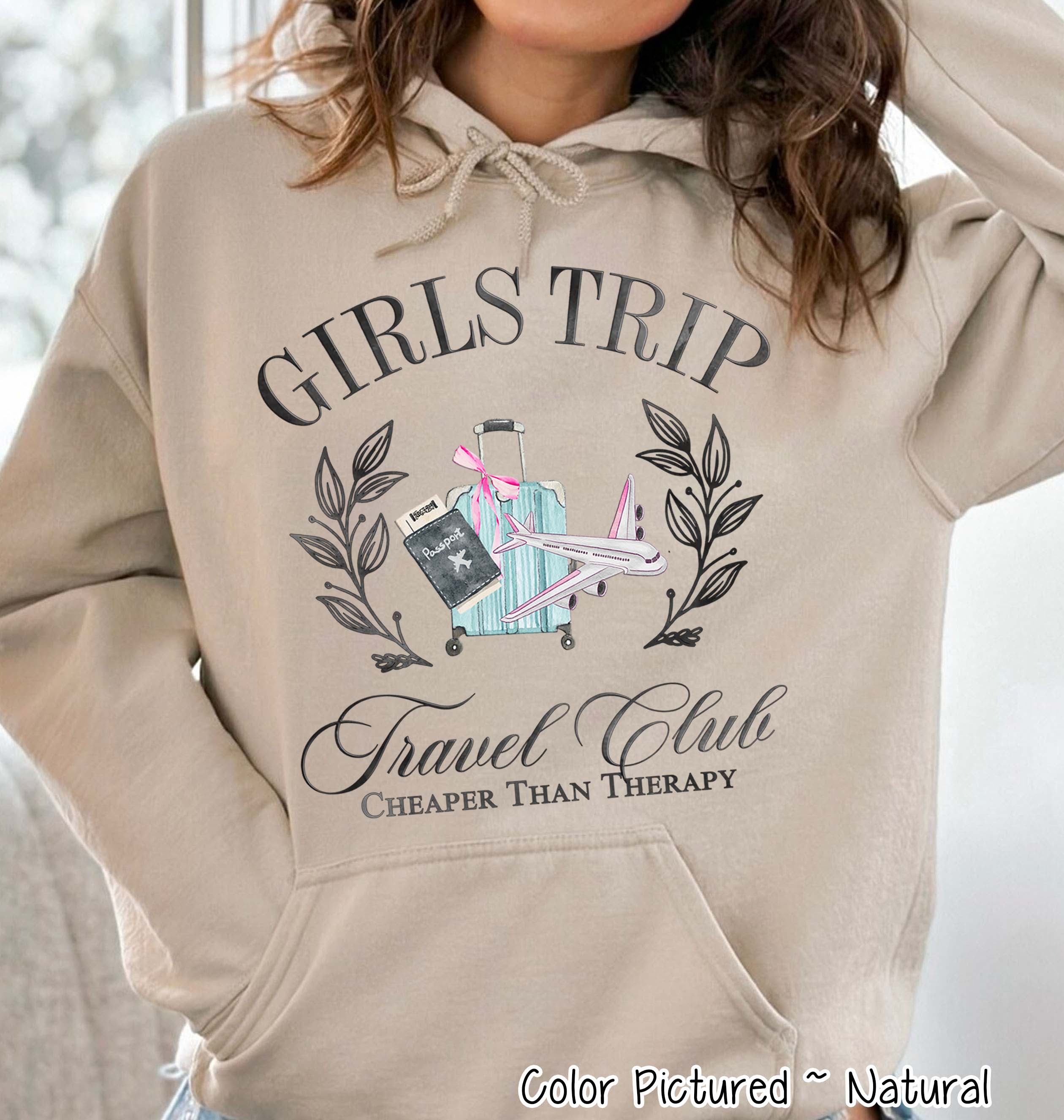 Girls Trip Social Club Tee or Sweatshirt (Black)