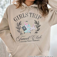 Girls Trip Social Club Tee or Sweatshirt (Black)