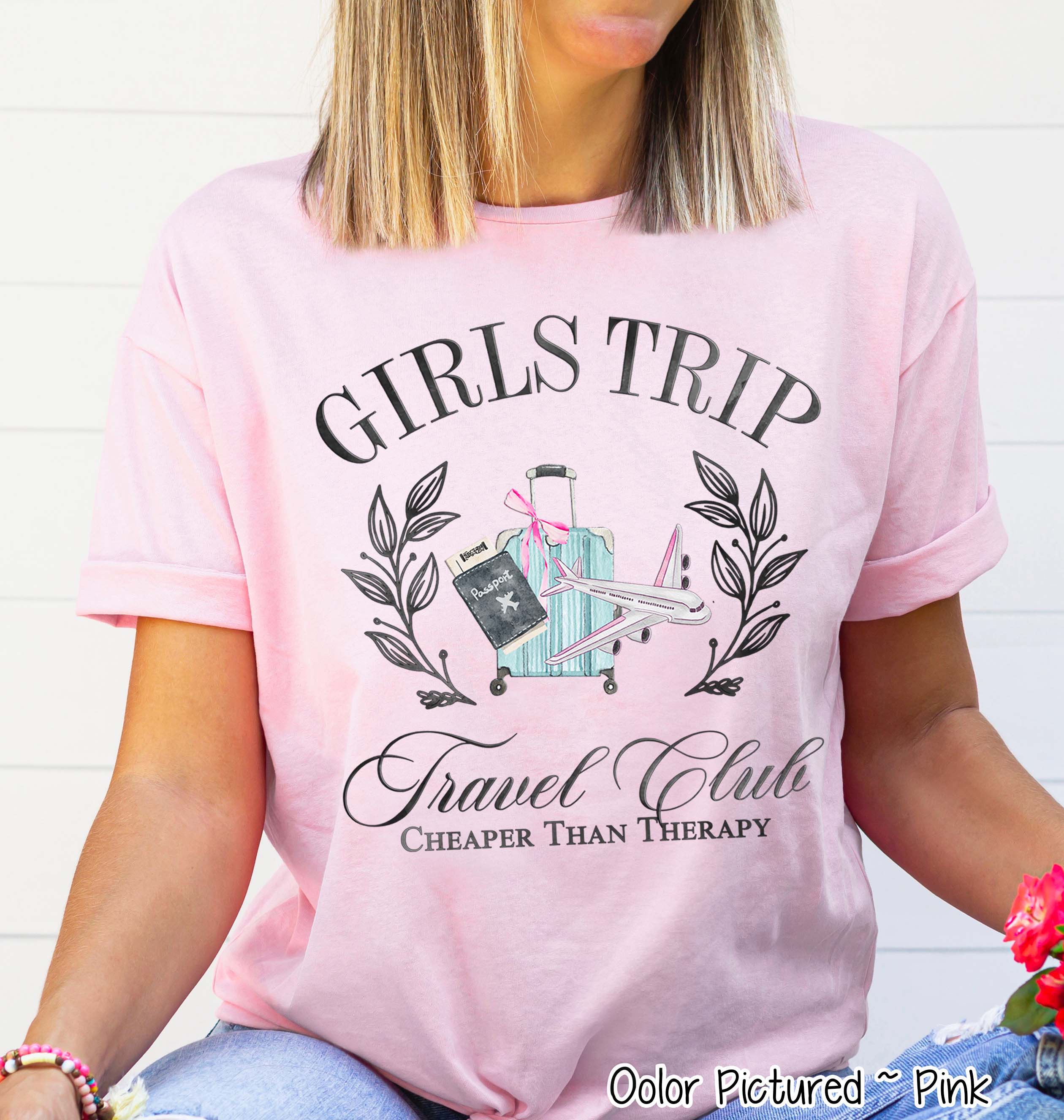 Girls Trip Social Club Tee or Sweatshirt (Black)