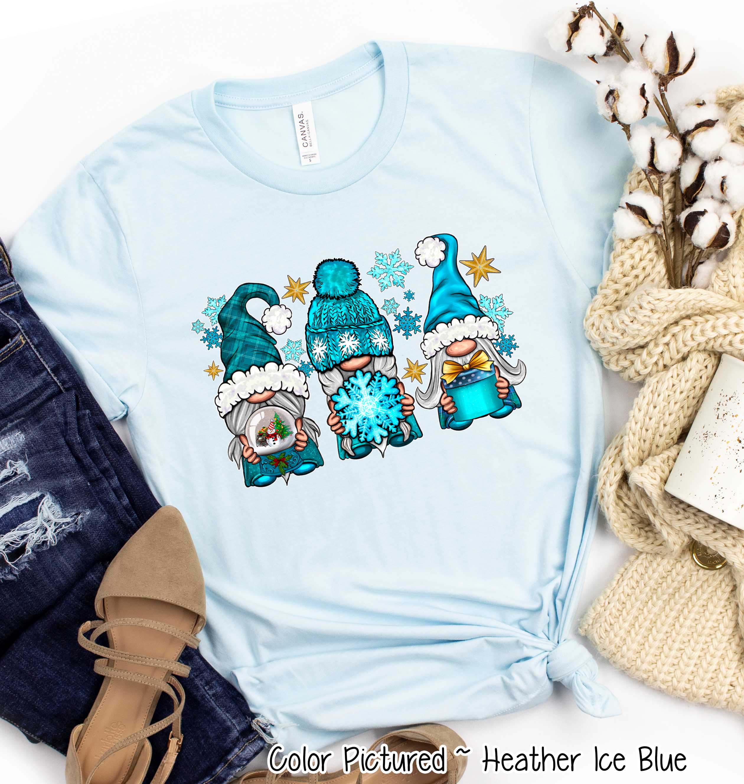 Winter Gnome Trio Tee or Sweatshirt