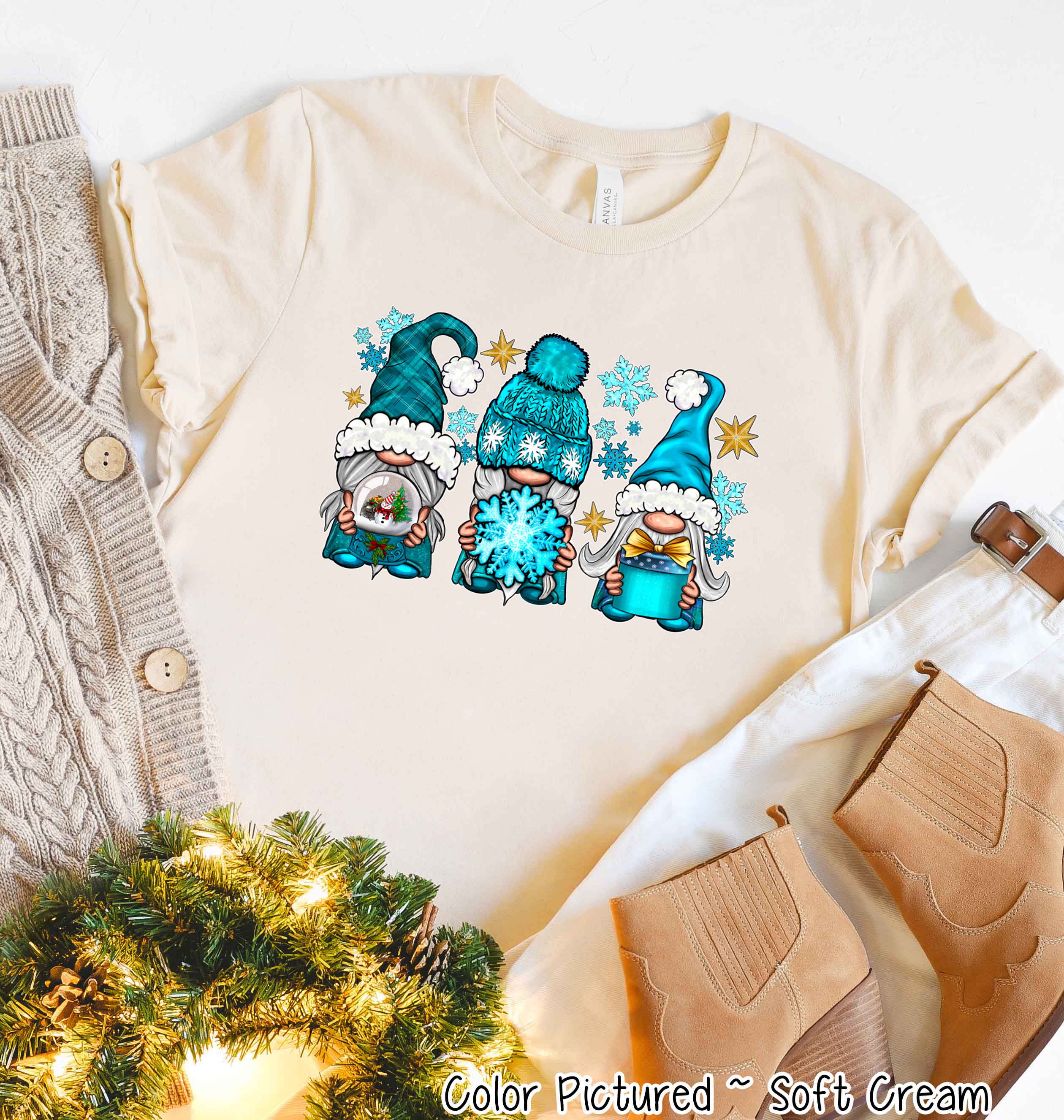Winter Gnome Trio Tee or Sweatshirt