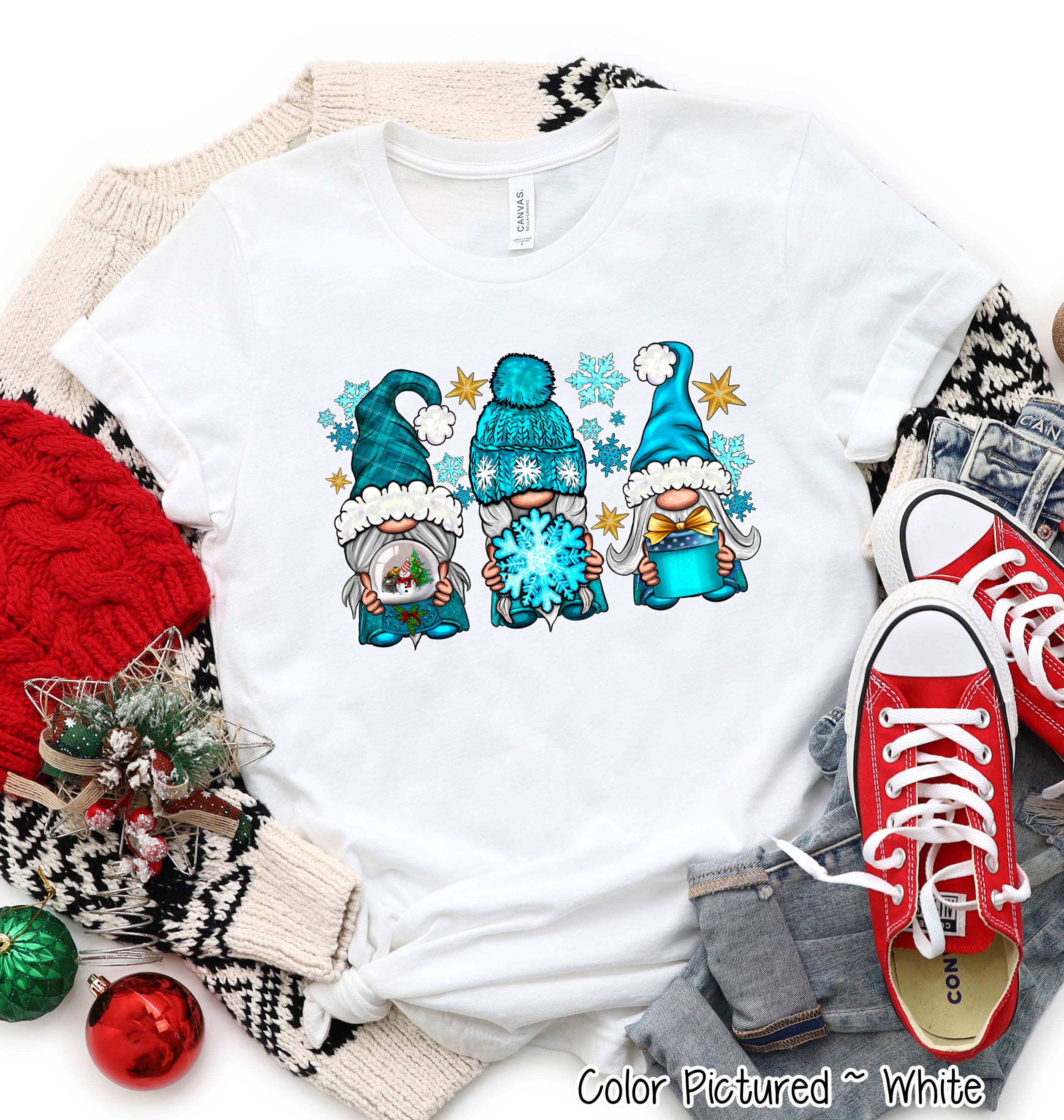 Winter Gnome Trio Tee or Sweatshirt