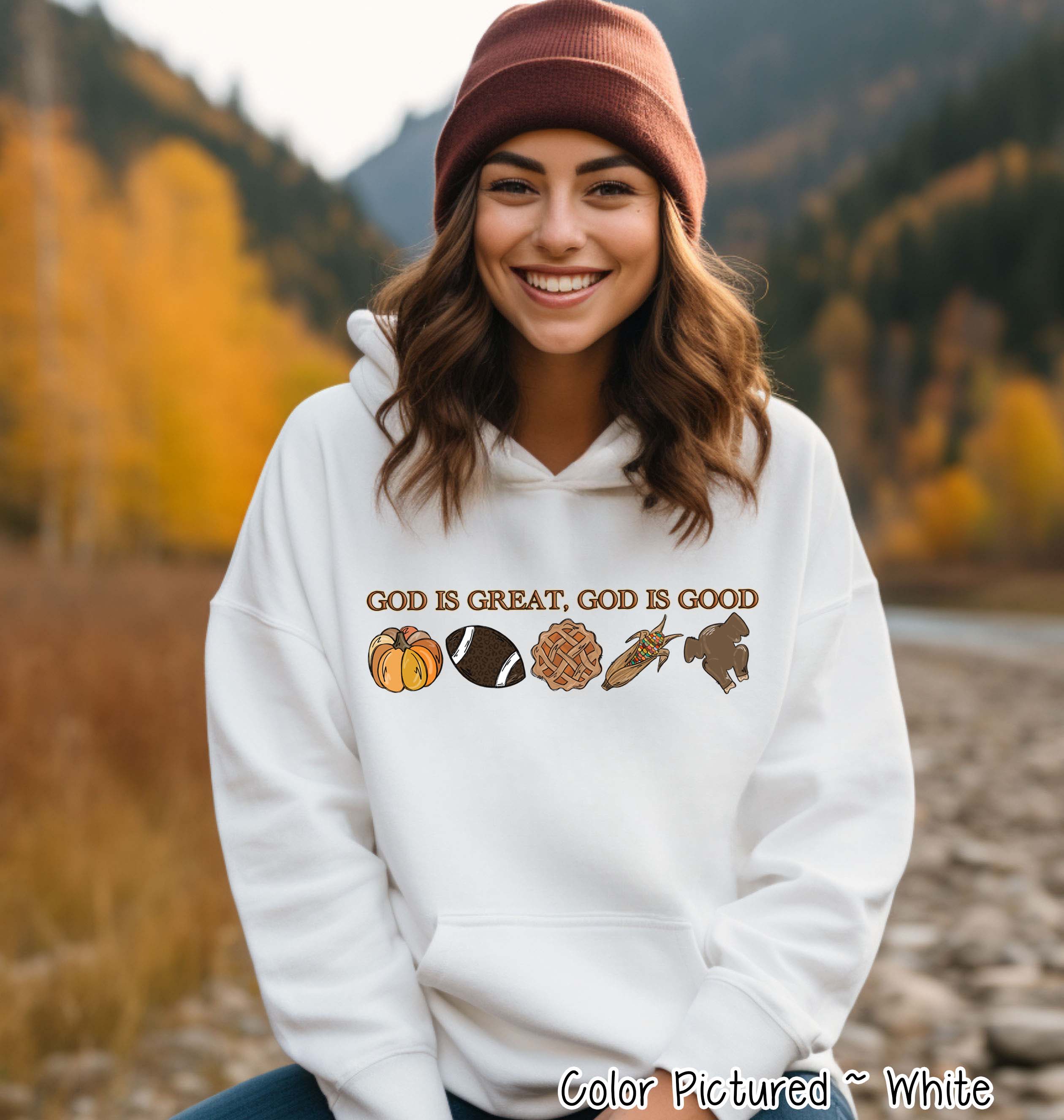 God Is Great God is Good Thanksgiving Sweatshirt or Tee