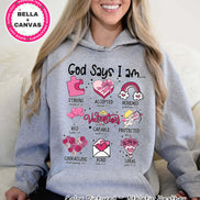 God Says I AM Icons Valentine Tee or Sweatshirt