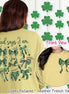 God Says Coquette 2 Sided St Patricks Day Tee or Sweatshirt