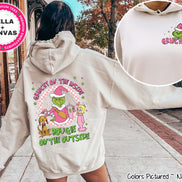 Grinch Christmas Bougie 2 Sided Tee or Sweatshirt