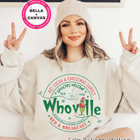 Whoville Bed & Breakfast Grinch Christmas Tee or Sweatshirt