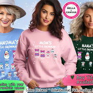 Custom Little Snowman Kids Names Winter Tee or Sweatshirt