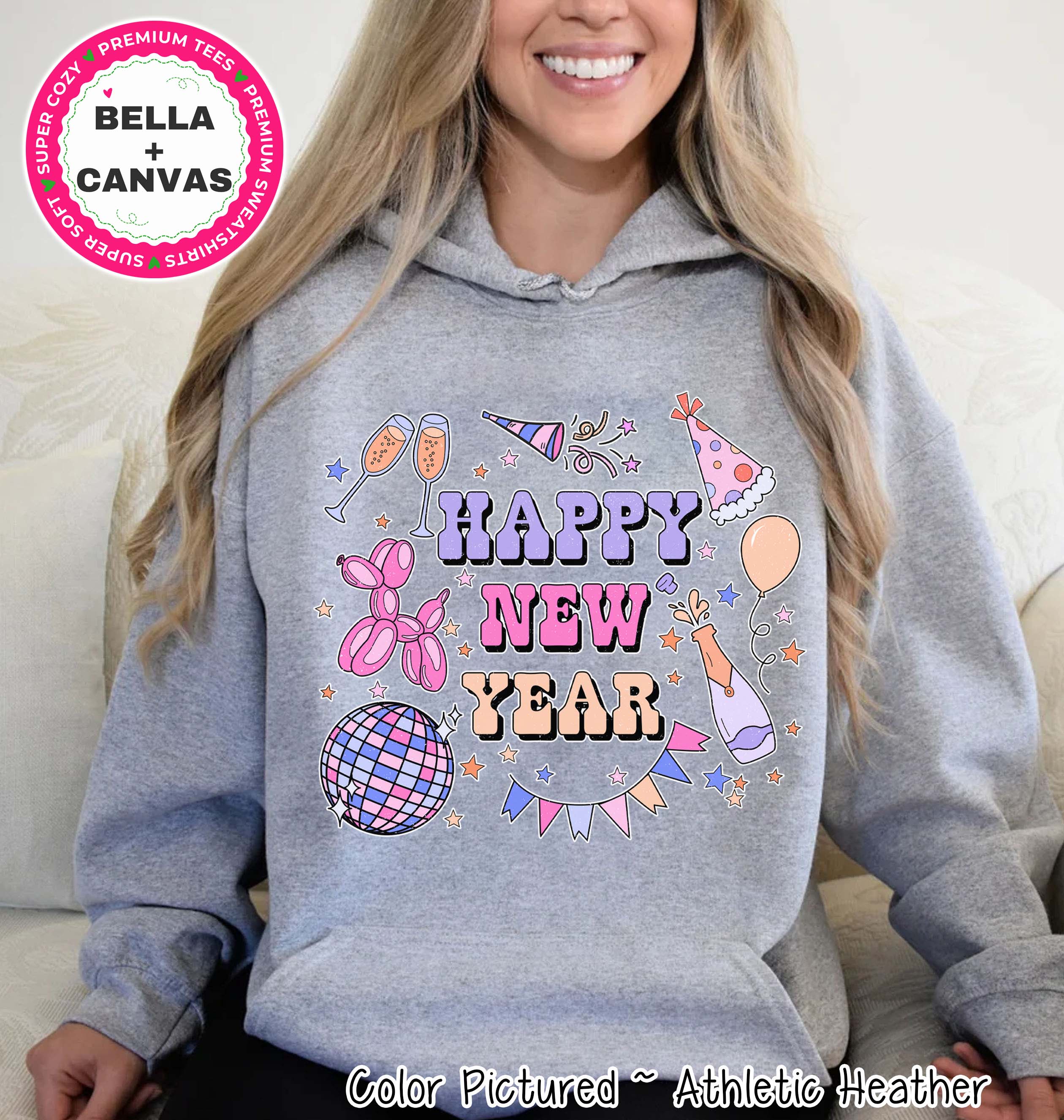 Happy New Year Celebration Tee or Sweatshirt