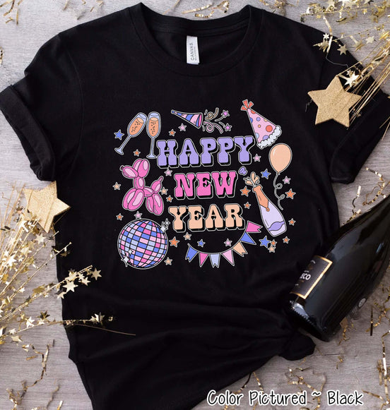Happy New Year Celebration Tee or Sweatshirt