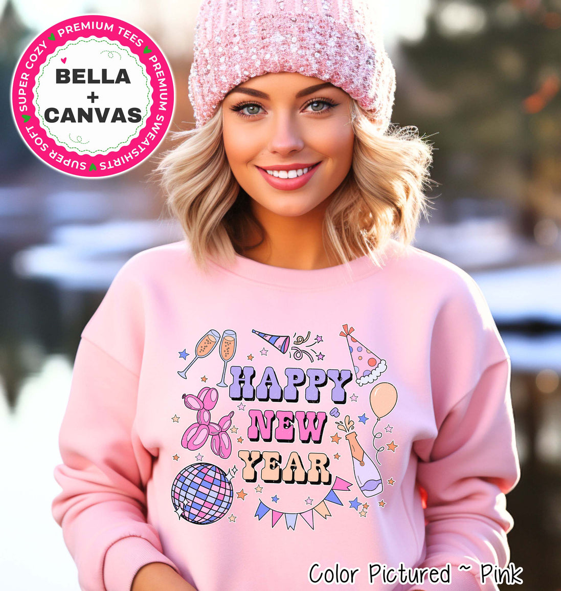 Happy New Year Celebration Tee or Sweatshirt