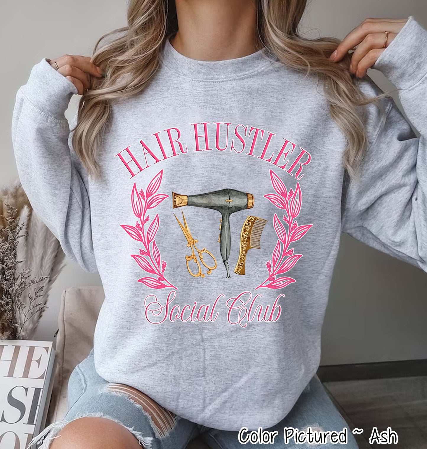 Hair Hustler Social Club Tee or Sweatshirt