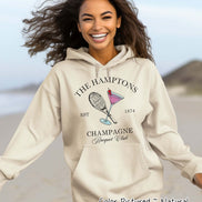 The Hamptons Champagne Racquet Club Tee or Sweatshirt