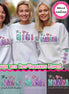 Personalized Rainbow Wearing My Heart on My Sleeve with Kids Names Valentine Tee or Sweatshirt