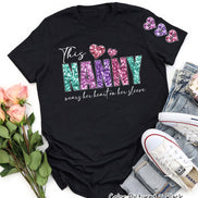 Personalized Rainbow Wearing My Heart on My Sleeve with Kids Names Valentine Tee or Sweatshirt