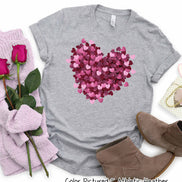 Scattered Heart Valentine Tee or Sweatshirt