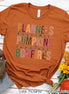 Flannels Hayrides Pumpkins Sweaters Bonfires Fall Thanksgiving Tee