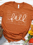 Fall Word Collage Tee