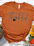 Thankful Script Fall Thanksgiving Tee